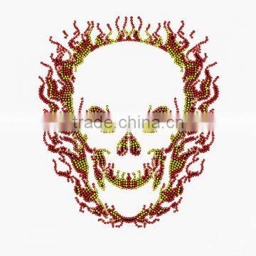 Wholesale Cheaper Custom Skulll Rhinestone Heat Transfer for Clothes photo-2
