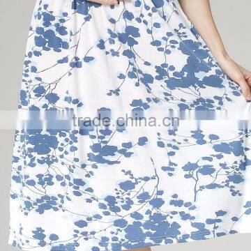 Maternity Evening Dress Loose and Comfortable Nursing Clothing Floral Pregnant Mothers Skirts photo-4