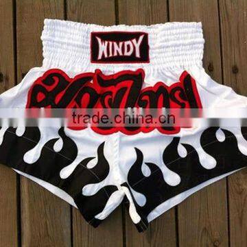 High Quality Custom Fashion 100% Cotton Muay Thai Boxing Shorts photo-2
