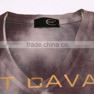 V Neck 3D Printed T-Shirt Men Brand Cotton Mens T Shirts Fashion 2016 Tops Teen Men's Clothing photo-3