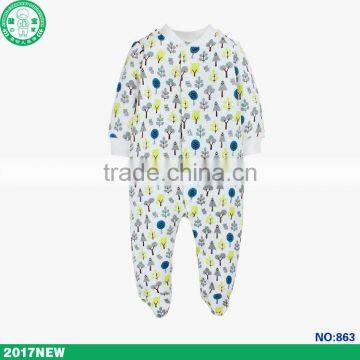 Wholesale lovely long sleeve carter baby sleepsuit baby romper importing from china