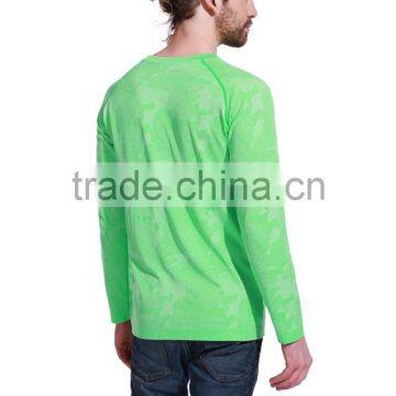 Men Seamless Breathable Quick Dry Long Sleeve Sport t Shirt photo-2