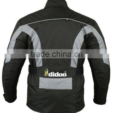 Men's Grey/Black Motorbike Textile Jacket photo-2