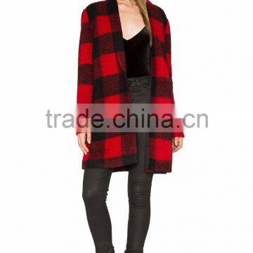 New Arrival Hot Selling Women Coat Fashion Back Slit Coat Manufacturer photo-2