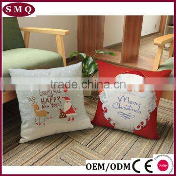 High Quality Printing Design Back Rest Christmas Pillow Cover photo-5