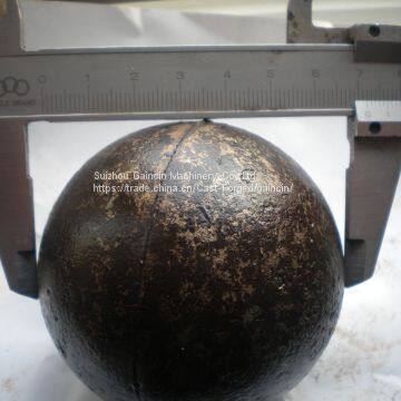 dia.80mm high chrome grinding steel balls,casting chromium alloy grinding balls,casting alloy chrome iron balls for mill