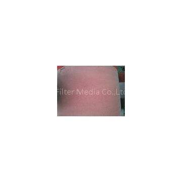 Red / White High Strength Polyester Filter Fabric For Sludge Dewatering