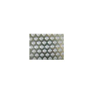 Architectural decorative perforated stainless steel sheet with square holes