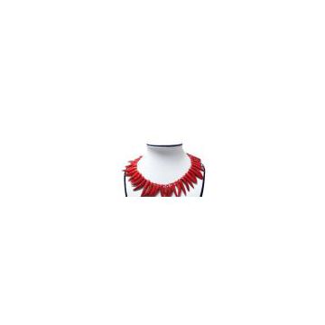 Sell 32-45mm Red Capsicum Coral Necklace