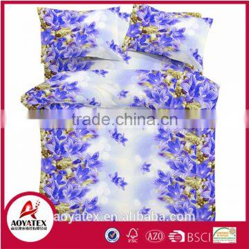Wholesale comforter sets bedding,transparent plastic bags for quilts,microfiber bedding set