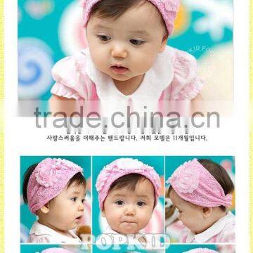 chiffon flower baby headband,baby hair accessories in stock