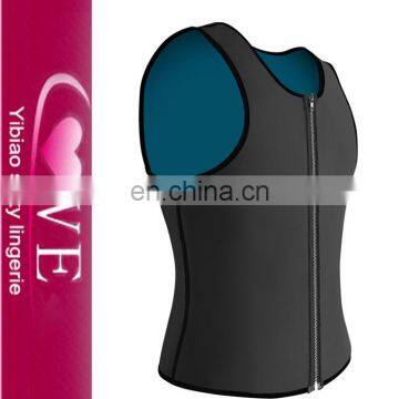 Front Zip Sbr Diving Material Mens Vest Corset