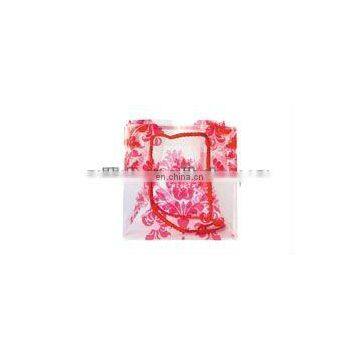 Customized printed pp flower bag/promotion handle bag