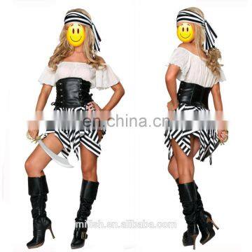 New products women sexy cosplay pirates of the caribbean costumes for halloween alibaba best sellers MFJ-0087