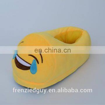 Funny Emoji Face Soft Stuffed Plush Emoji shoes