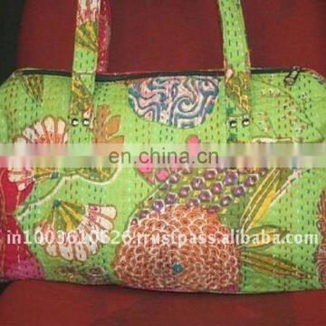 Ladies Purses Kantha Tote Bags