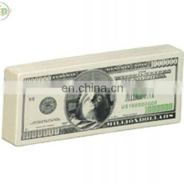 PU Foam Toy Custom Logo Million Dollar Bill Stress Reliever Publicidad Ever Promos