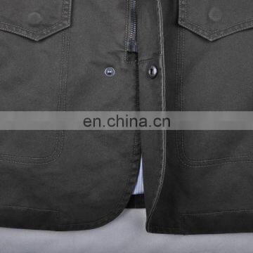 Lastest Fashion Mens Spring Handsome Cotton Thin Military Overcoat photo-4