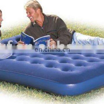 Inflatable Flocked Air Mattress Travel Bed