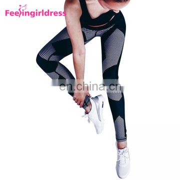 Custom Logo Ankle Length Womens Yoga Pants Fitness