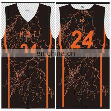 Custom Sublimated College Basketball Uniforms Designs 2017