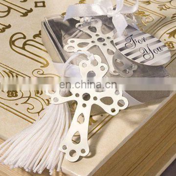 Silver Cross Bookmark Favors