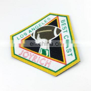 Factory Direct Clothing Patches Soccer Patches 3d Flock Custom T-shirt Printing Football Badges photo-6