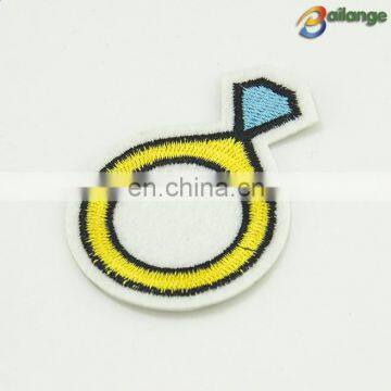 Rings shape embroidery badge patches for Casual women clothes decoration