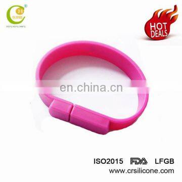 High Quality Silicone Bracelet Competitive Price Custom Logo Usb Flash Drive