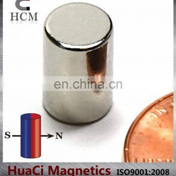 N48 Neodymium Magnet Dia 1/4"x3/8" Diametrically Magnetized NdFeB Rare Earth