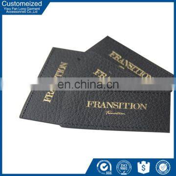 New Design PU Leather Patch Embossing By Machine