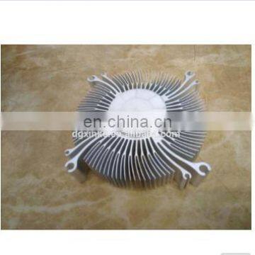 Dongguan Custom anodized treatment aluminum extruded precision industrial machine cooling plated heat sink