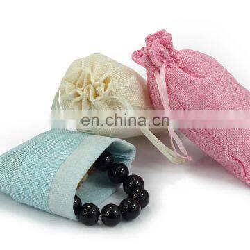 OEM Linen Drawstring Soap Pouch Bag photo-5