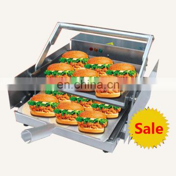 Made in China 12 hamburger / time commercial small burger maker , mini burger making machine for sale