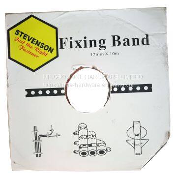 Galvanized steel fixing strap