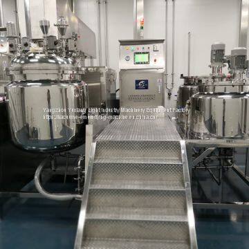 Daily Necessities/food/medicine PLC Hydraulic Touch Screen Homogenized Vacuum Emulsifying Machine photo-5
