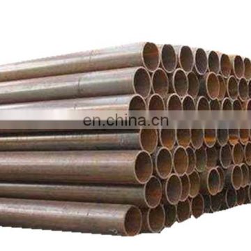 Q195-Q345 Construction ERW Welded Mild Steel Black Round Pipes