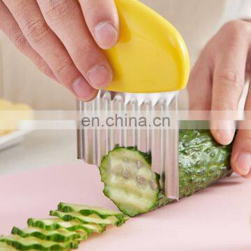Multi-function Wrinkled French Fries Salad Corrugated Cutting Knife Potato Slices Knife
