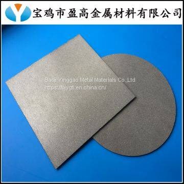 Hydrogen-producing fuel porous titanium sintered plate