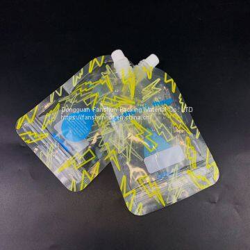 Bone strip chain sealing suction nozzle bag 100ml bone strip chain mineral water suction nozzle box bag