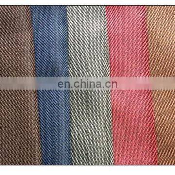 600D PU coated twill cationic/two tone fabric for bags