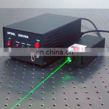 Single longitudinal mode green laser at 532nm