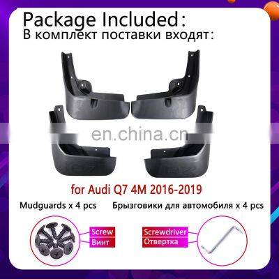 4PCS for Audi Q7 4M 2016 2017 2018 2019 Mudguards Mudflaps Fender Guards Splash Mud Flaps Guard Front Rear Wheel Car Accessories photo-3