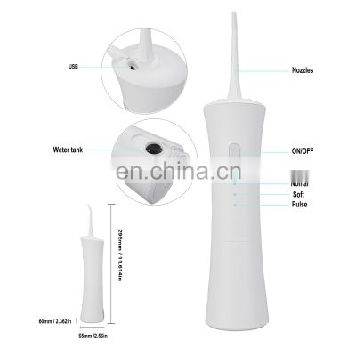 Hot Sale Item 1800mAh Battery Rechargable Water Flosser Oral Irrigator Portable Irrigator Oral With 45Mins Working Time