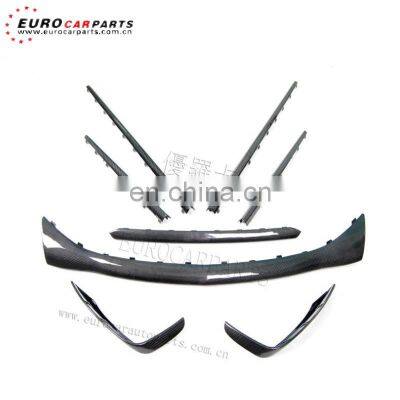 W222 S63 Body Kits With Carbon Fiber Addon Fit for W222 S320 S350 S500 S550 to S63 Carbon Fiber Style PP+carbon Fiber photo-2
