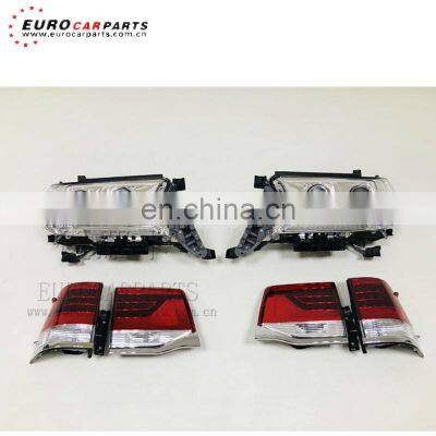 Tyota LC200 Body Kit for lc 200 Old to New Style Body PP Full Set With Front Bumper Over Fenders Rear Bumper and Lights photo-5