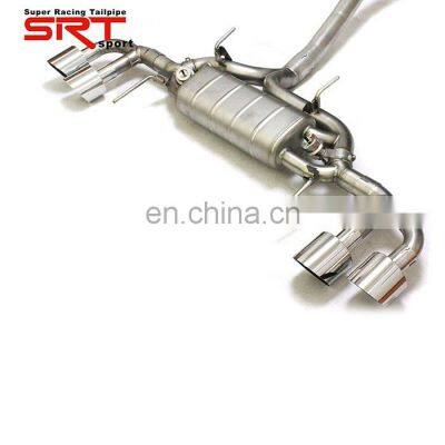 titanium exhaust for nissan GTR Stainless Steel Pipes catback with quad double tip