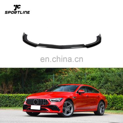 Carbon Fiber X290 Front Lip Spoiler for Mercedes Benz AMG GT 53 GT 43 4-Door Coupe 2019 2020