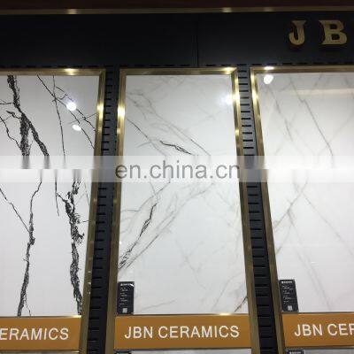 Foshan 600x600 Building Materials White Carrara Kajaria Tiles Price List Glazed Marble Porcelain Tile for FloorJM63834D photo-2