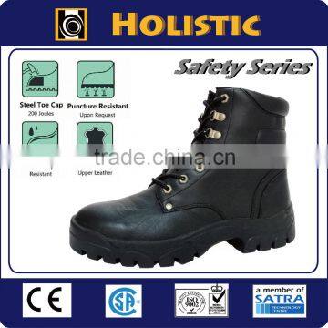 Black Colour Ankle Safety Boots